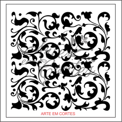 Stencil FUNDO ARABESCO COD: 16fd008