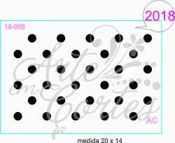 Stencil Fundo Bolinhas 18-055