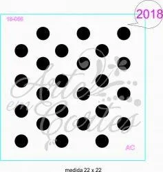 Stencil Fundo Bolinhas 18-056