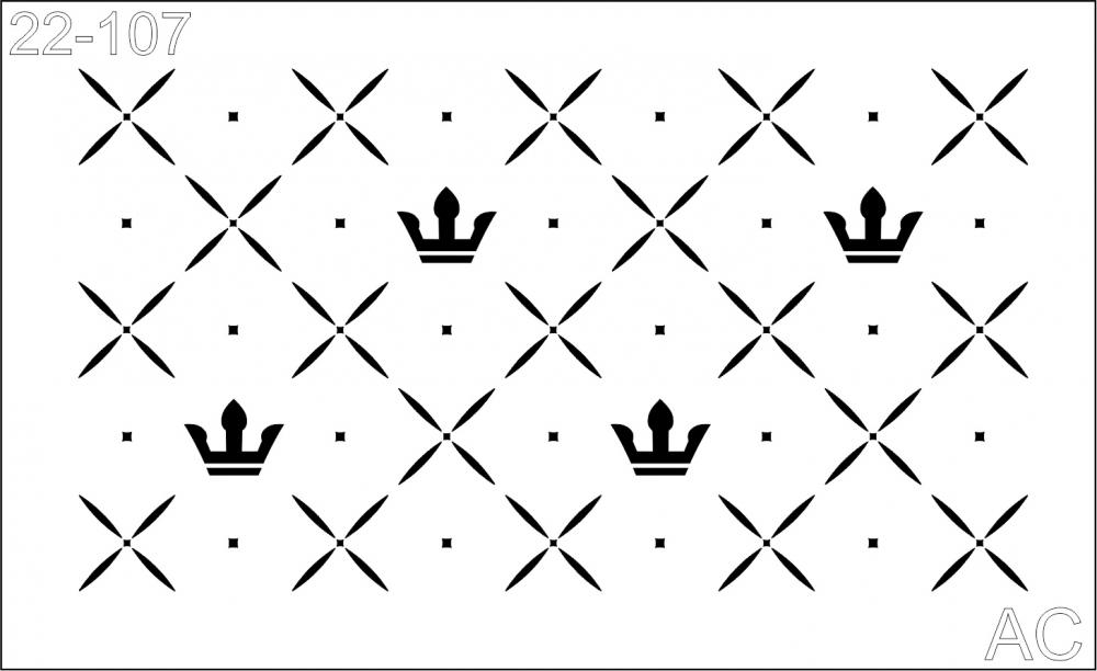 Stencil Fundo Cora 22-107