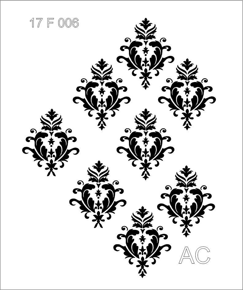 Stencil FUNDO EM ARABESCO COD: 17fd006
