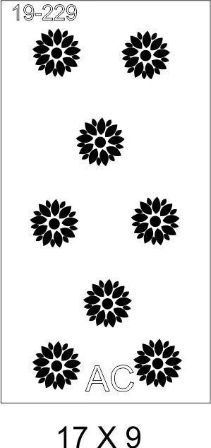 Stencil Fundo florzinhas   19-229