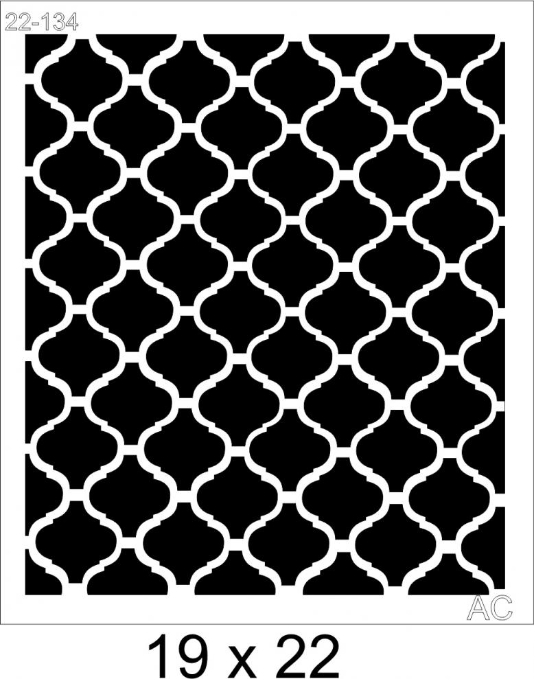 Stencil Fundo Treliças  22-134