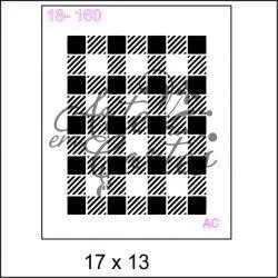 Stencil Fundo xadres  18-160