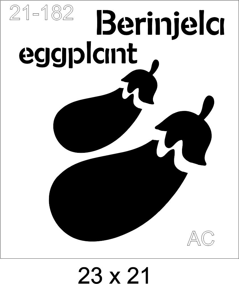 Stencil Berinjela 21-182
