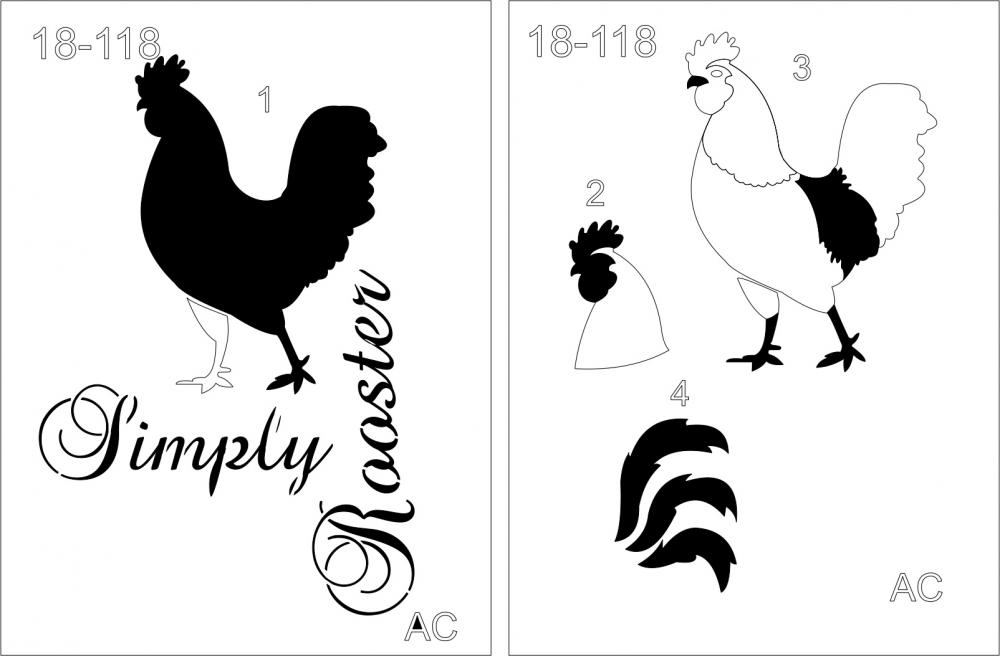 Stencil GALO 18vr118