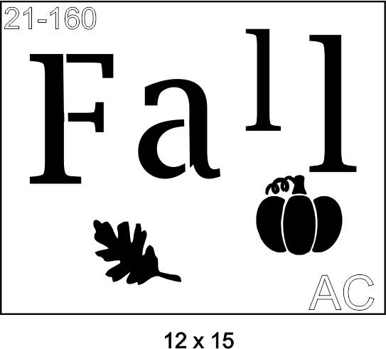 Stencil Fall 21-160
