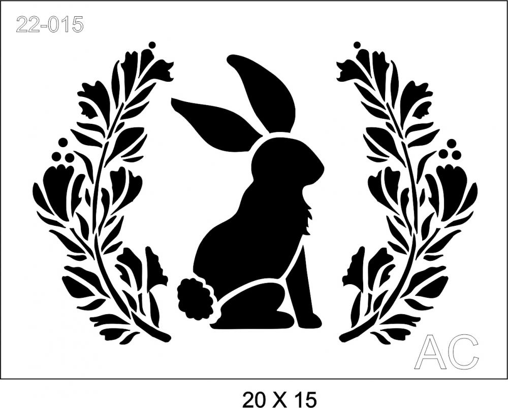 Stencil Guirlanda Coelho  22-015