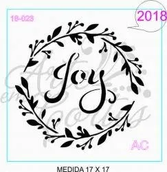 Stencil Guirlanda  Joy   18-023
