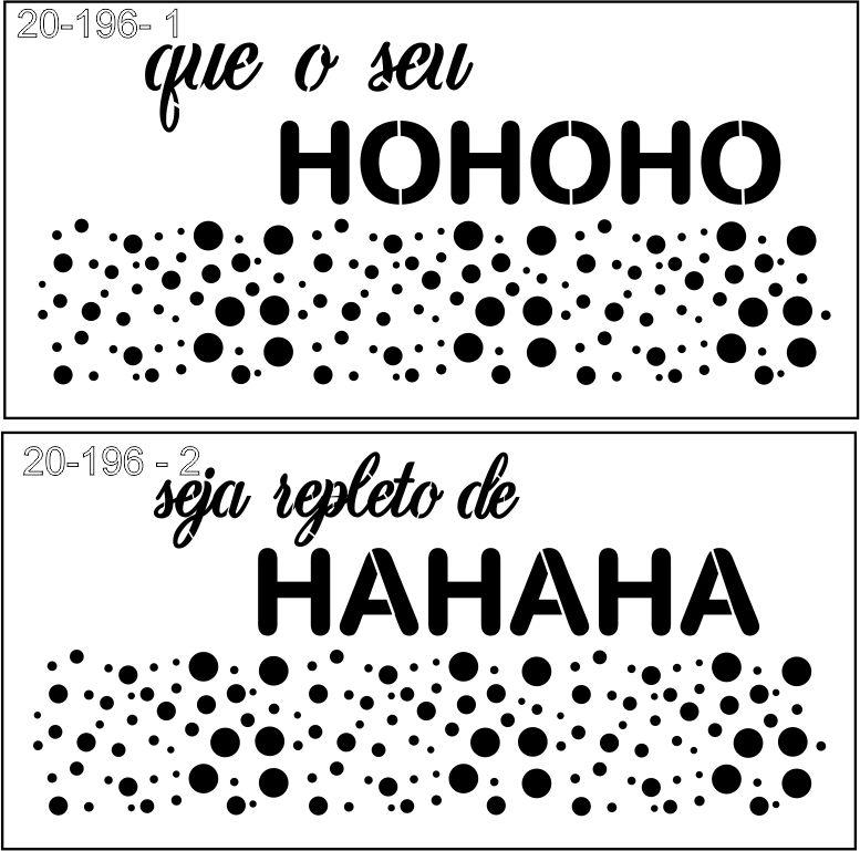 Stencil hohoho 20-196