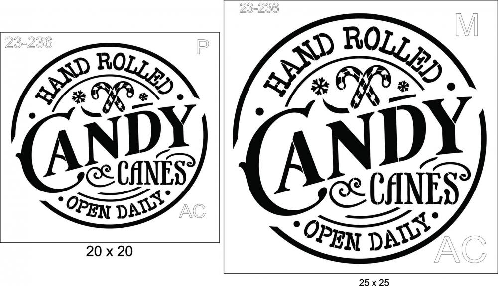 Stencil Selo Candy  23-236