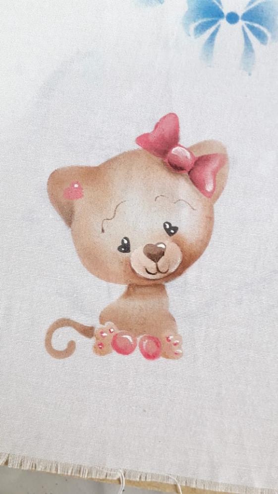 Stencil infantil /GATINHA19inf012