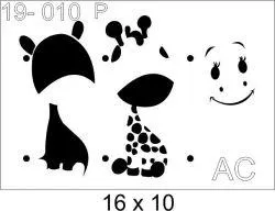 Stencil infantil GIRAFA19inf010