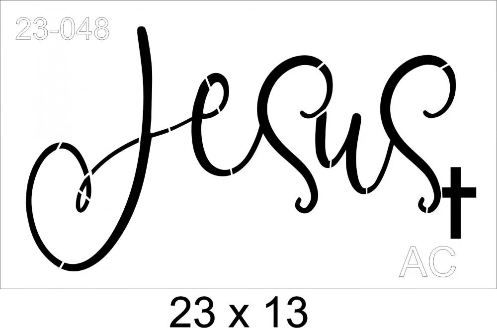 Stencil Jesus Ref: 23-048