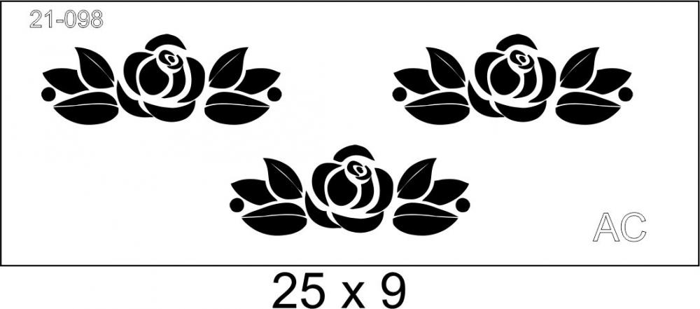 Stencil rosinhas  21-098