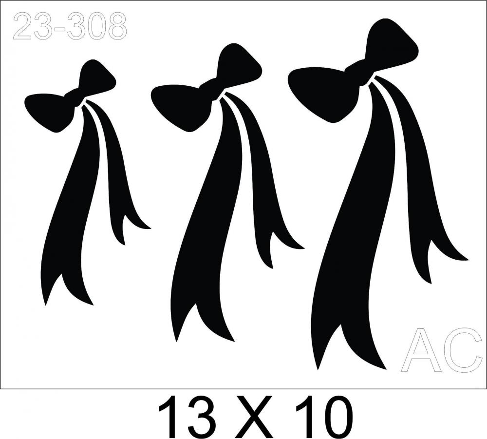 Stencil  laços 23-308