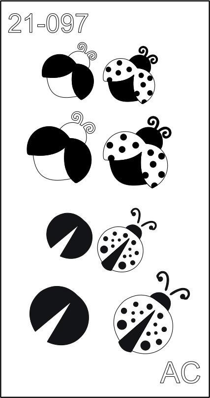 Stencil  Joaninhas  21-097