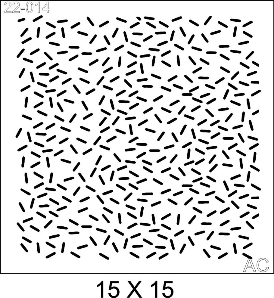 Stencil Granulado  22-014