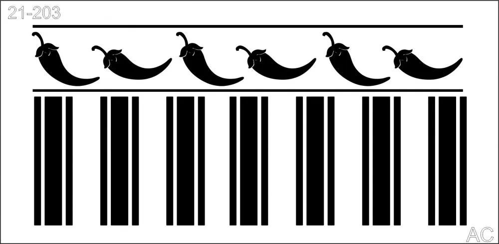 Stencil Listra c/Pimenta 21-203