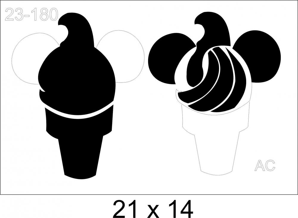 Stencil   Minie Sundae  23-180