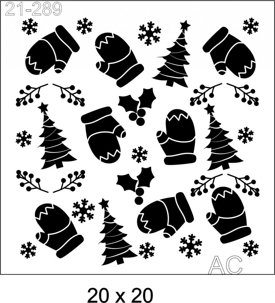 Stencil   Luvas e Floquinhos -21-289