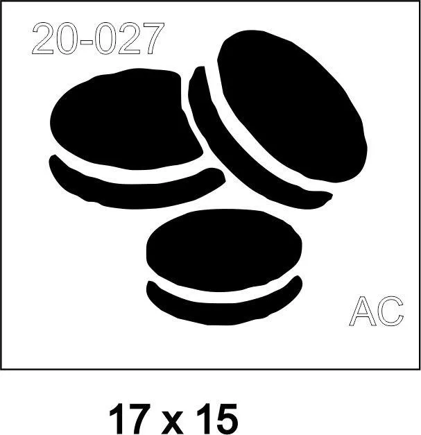 Stencil  Macarons Cod 20-027
