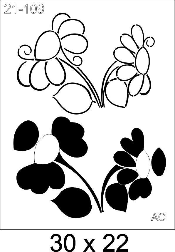 Stencil Margarida  21-109