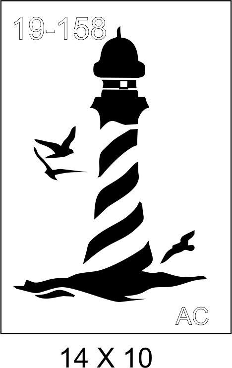 Stencil Farol de Mar  19-158