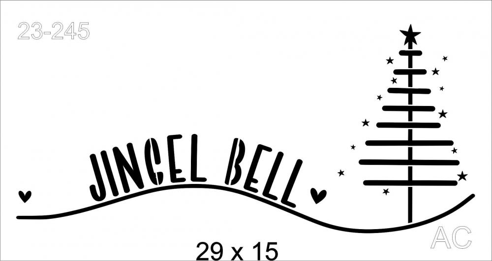 Stencil Jingel Bell !  23-245