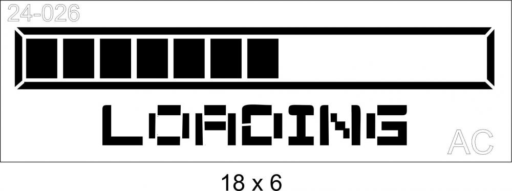 Stencil  MINECRAFT 24-026