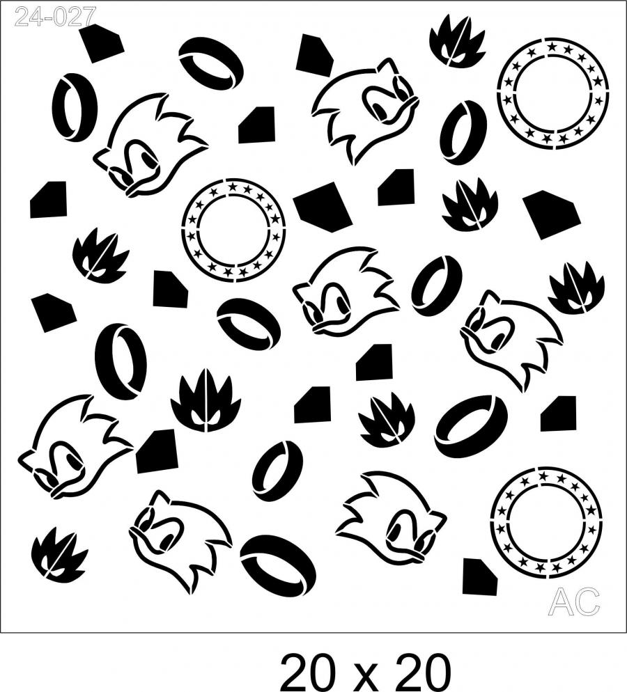 Stencil  Sonic 24-027