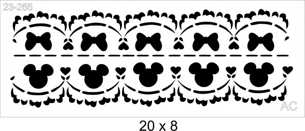 Stencil Minie Barrado 23-265