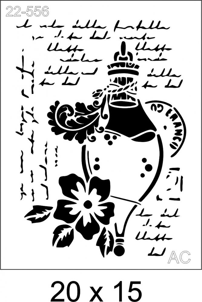 Stencil Mixed Media  22-256