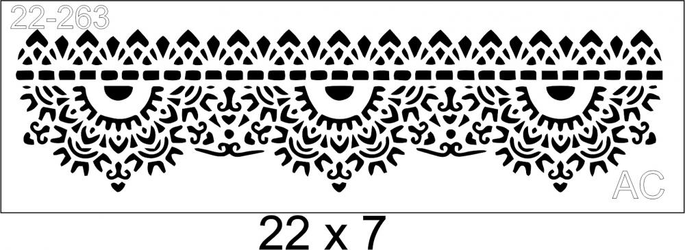 Stencil Barrado 22-263