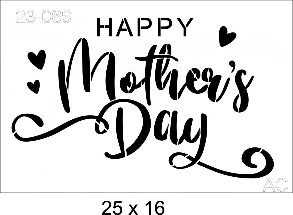 Stencil  Mothers Day Ref: 23-069