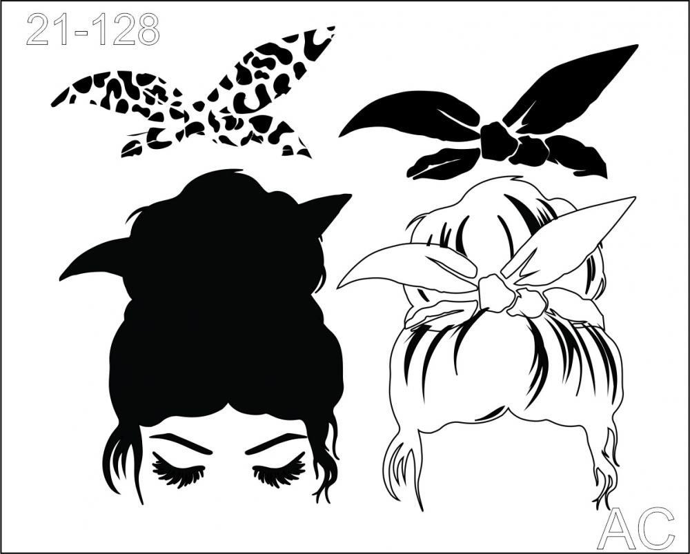 Stencil Mulher 21-128