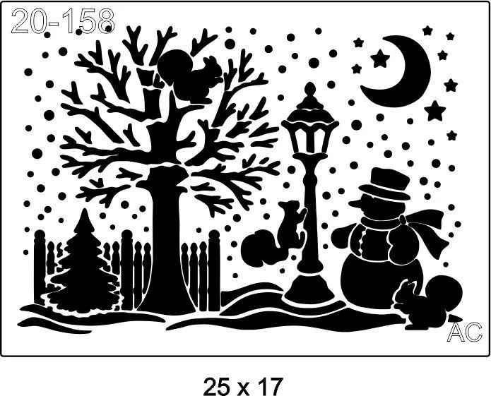 Stencil NATAL   20-158