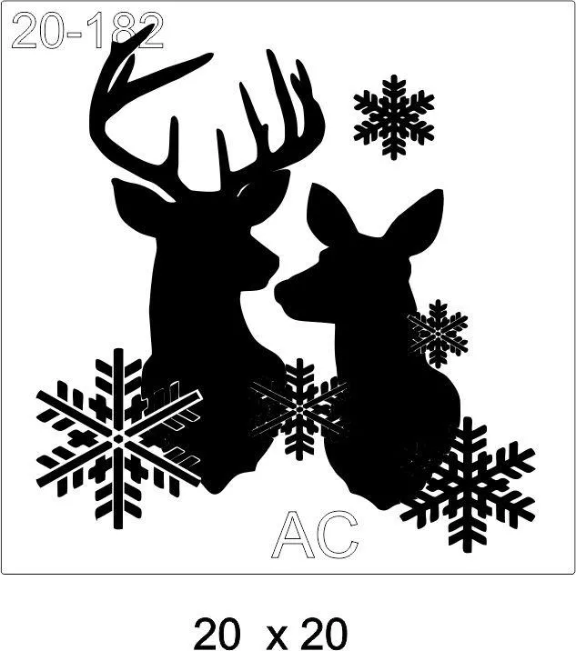 Stencil NATAL   20-182