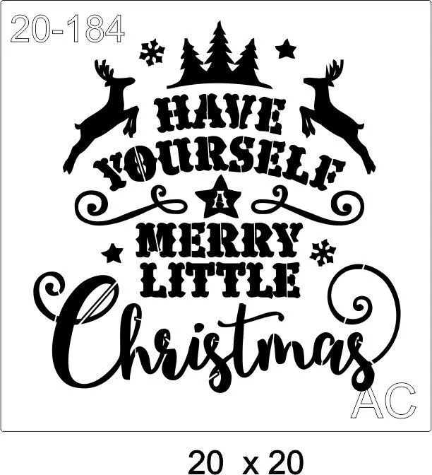 Stencil Natal 20-184