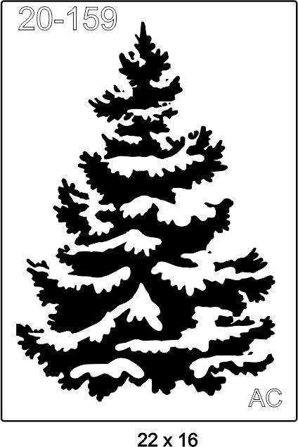 Stencil  Árvore de Natal - Pinheiro   20-159