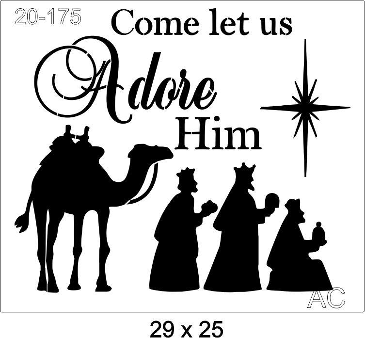 Stencil Natal     20-175