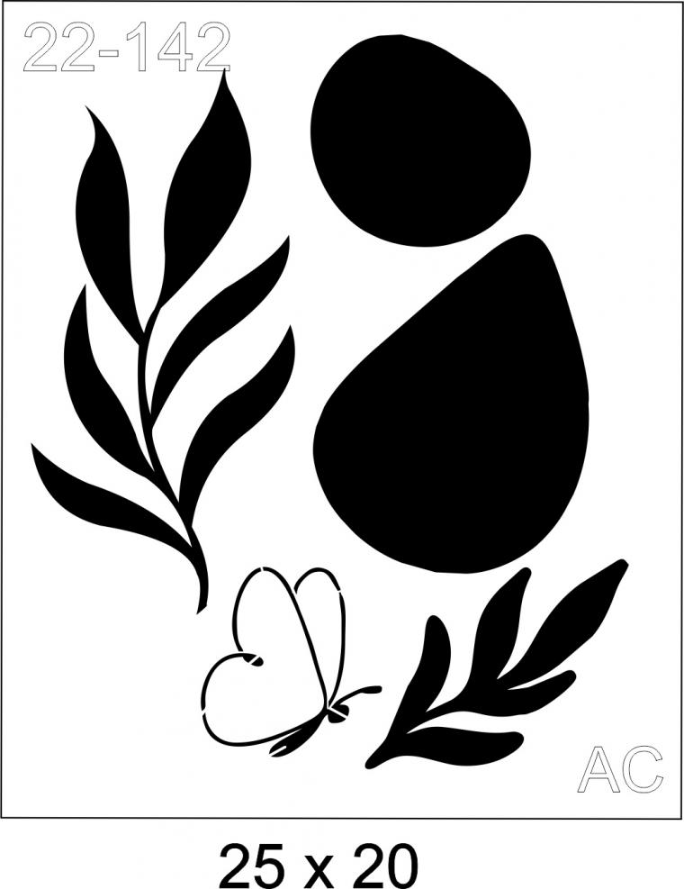 Stencil  Orgânico 22-142