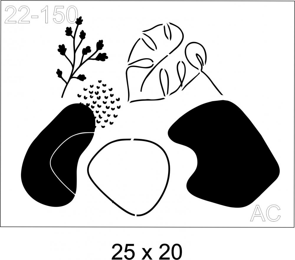 Stencil Orgânico 22-150