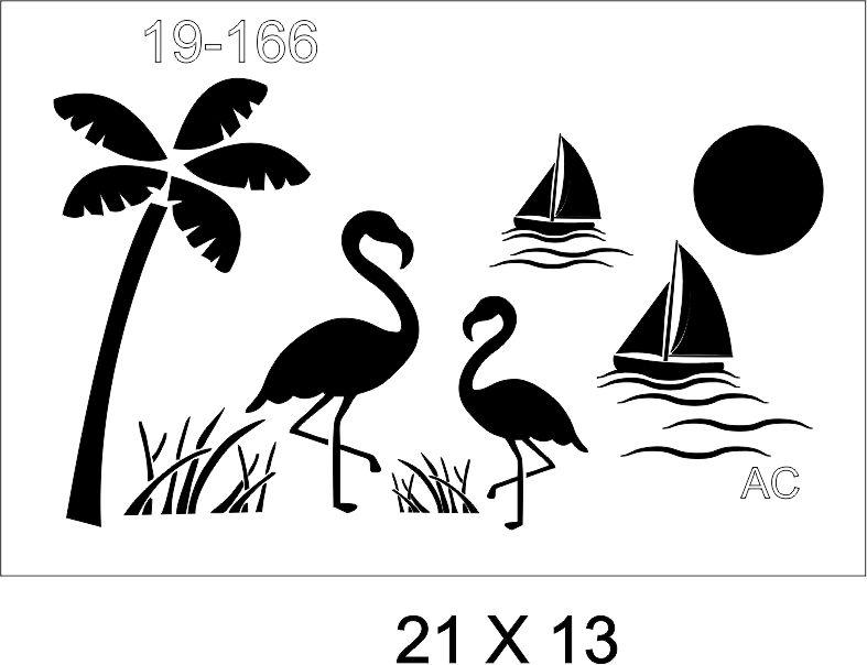 Stencil PAISAGEM 19VAR166
