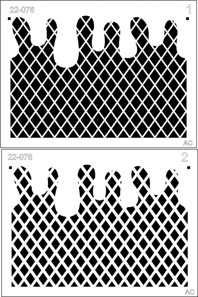 Stencil Casquinha de Sorvete 22-076