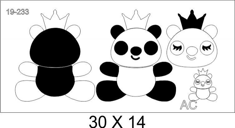 Stencil PANDA19-233