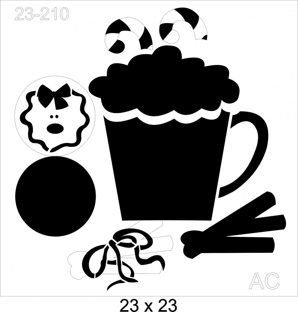 Stencil Café c/ Chantilly   23-210