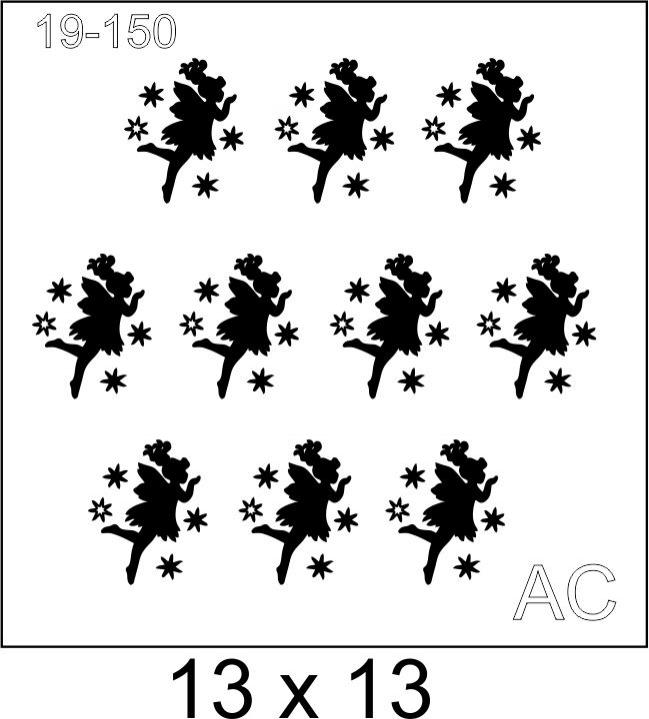 Stencil  infantil FADAS   19-150