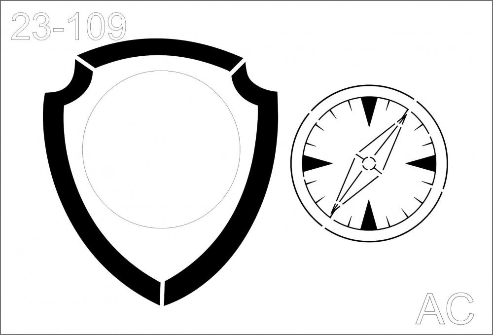 Stencil para pintura  Patrulha...10 Arte em Cortes