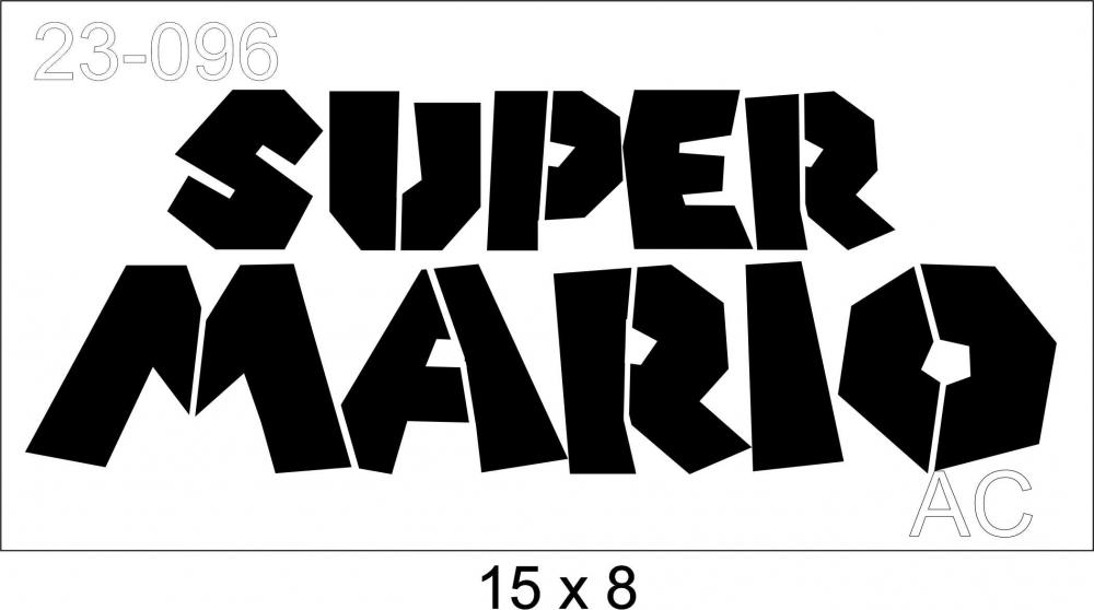 Stencil para pintura  S. MARIO-  23-096